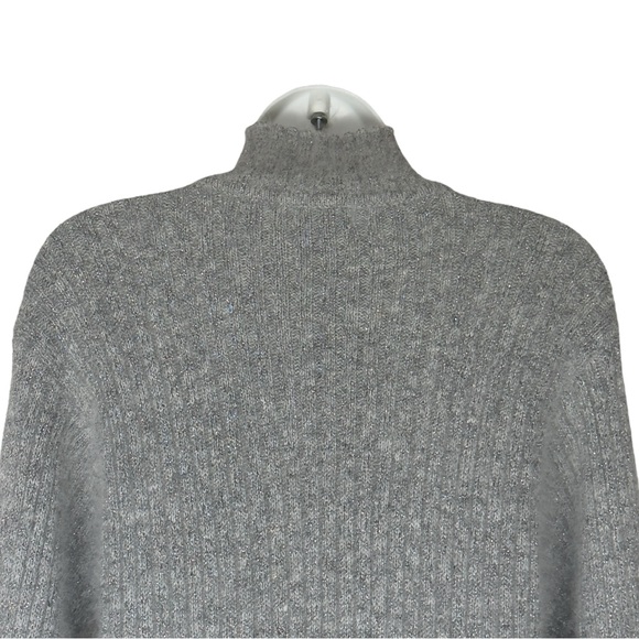 Vintage IB Diffusion Gray Angora Rabbit Lambs Wool Blend Cozy Pullover Small - Picture 5 of 13